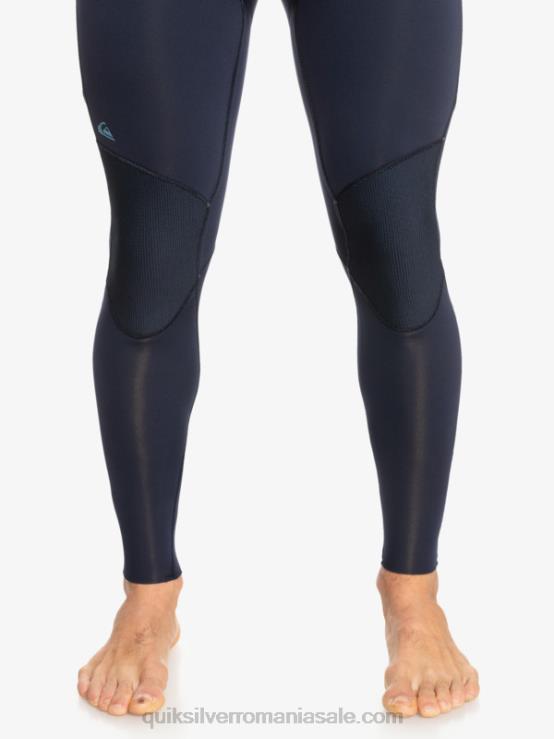 bleumarin închis/negru 3/2 sesiuni de zi cu zi, costum de neopren cu fermoar la spate XT6B927 bărbați Quiksilver