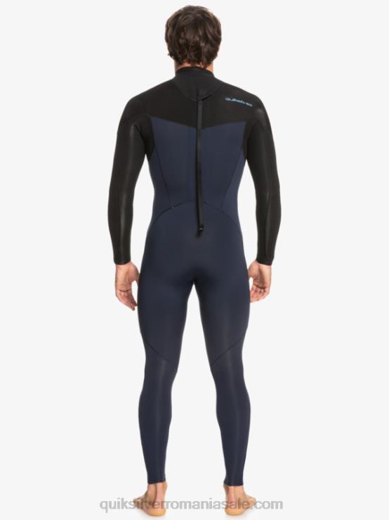 bleumarin închis/negru 3/2 sesiuni de zi cu zi, costum de neopren cu fermoar la spate XT6B927 bărbați Quiksilver