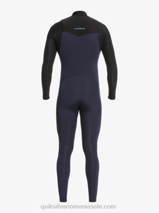bleumarin închis/negru 3/2 sesiuni de zi cu zi costum de neopren cu fermoar pe piept XT6B1278 bărbați Quiksilver