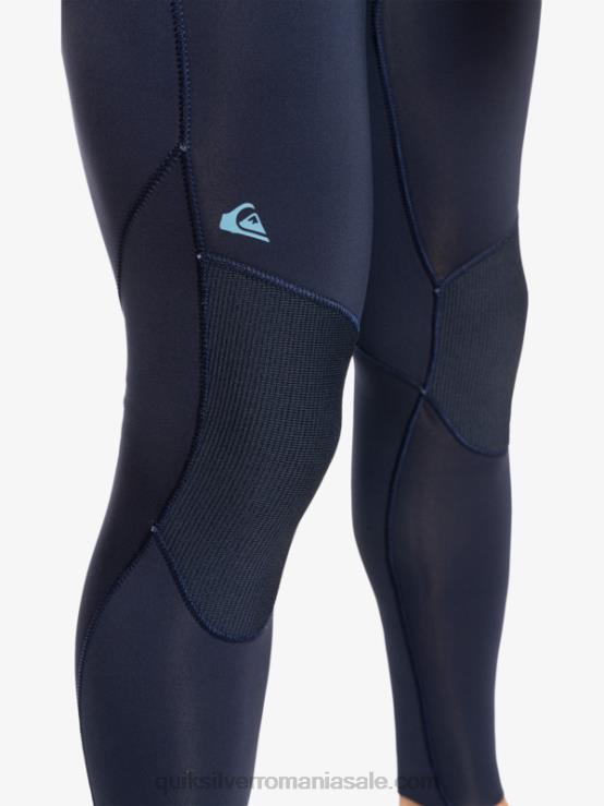 bleumarin închis/negru 3/2 sesiuni de zi cu zi costum de neopren cu fermoar pe piept XT6B1278 bărbați Quiksilver