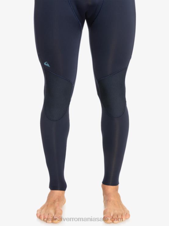 bleumarin închis/negru 3/2 sesiuni de zi cu zi costum de neopren cu fermoar pe piept XT6B1278 bărbați Quiksilver
