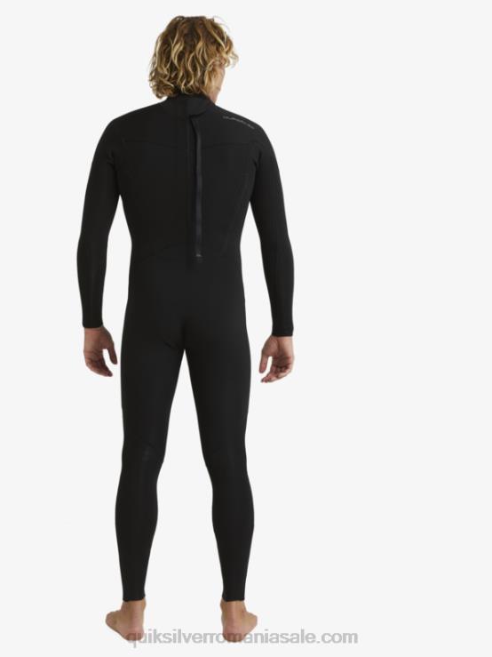 negru 3/2 sesiuni de zi cu zi, costum de neopren cu fermoar la spate XT6B928 bărbați Quiksilver