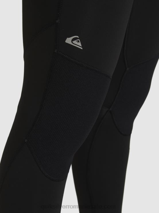 negru 3/2 sesiuni de zi cu zi, costum de neopren cu fermoar la spate XT6B928 bărbați Quiksilver