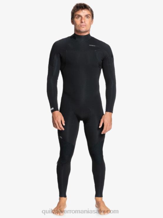 negru 4/3 sesiuni de zi cu zi, costum de baie cu fermoar la spate XT6B1174 bărbați Quiksilver