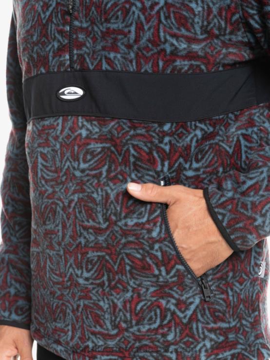 Saturn albastru provencial saturn fleece cu jumătate de fermoar XT6B1562 bărbați Quiksilver