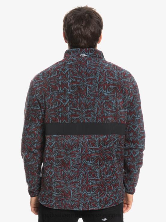 Saturn albastru provencial saturn fleece cu jumătate de fermoar XT6B1562 bărbați Quiksilver