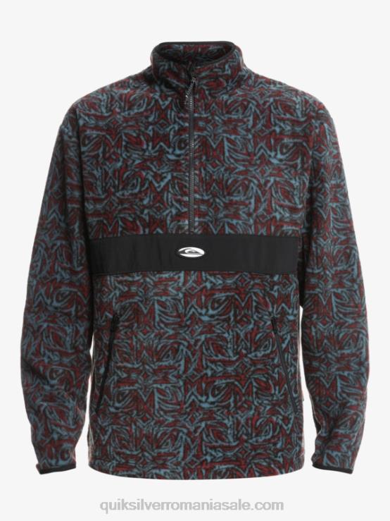 Saturn albastru provencial saturn fleece cu jumătate de fermoar XT6B1562 bărbați Quiksilver