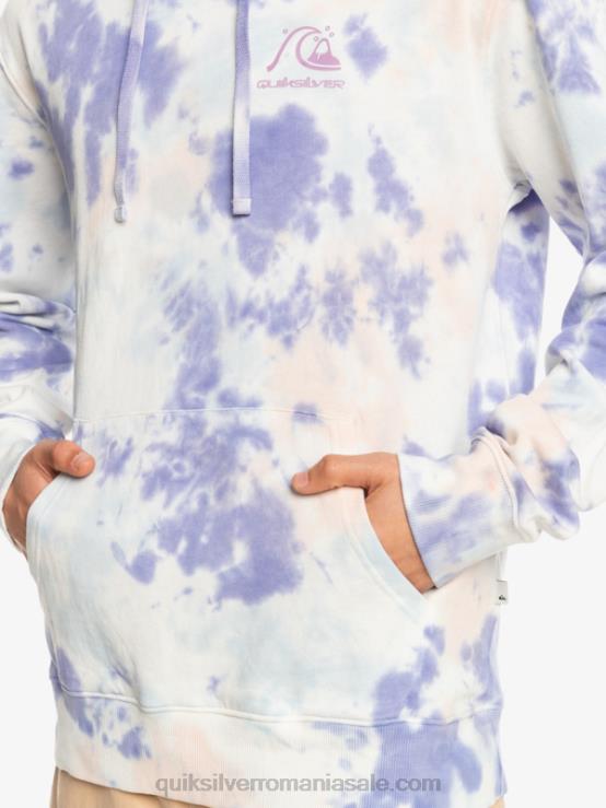 bici de piersici cravată tulbure hanorac tulbure cu vopsea tie-dye XT6B1502 bărbați Quiksilver