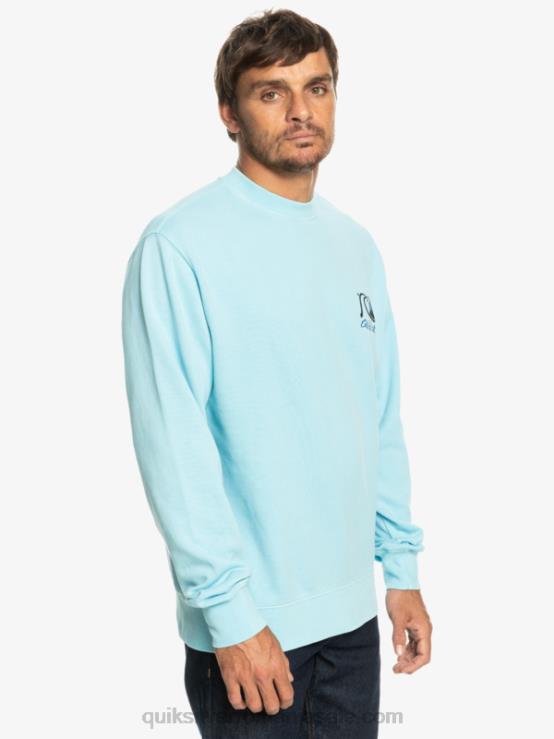 cer albastru hanorac neon slab XT6B1057 bărbați Quiksilver