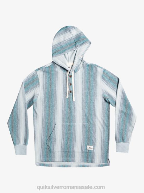 dungă albastră marocană baja hanoracul baja henley XT6B1098 bărbați Quiksilver