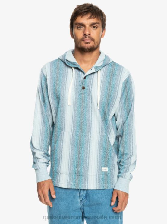 dungă albastră marocană baja hanoracul baja henley XT6B1098 bărbați Quiksilver