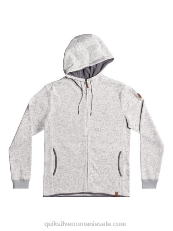 erica gri deschis hanorac keller cu fermoar XT6B1479 bărbați Quiksilver