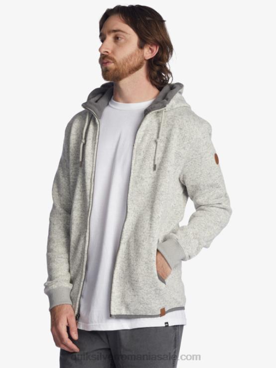 erica gri deschis hanorac keller cu fermoar XT6B1479 bărbați Quiksilver