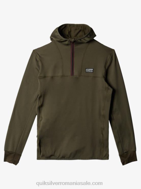 frunza de strugure hanorac din fleece cu fermoar sfert, punct abrupt XT6B1874 bărbați Quiksilver