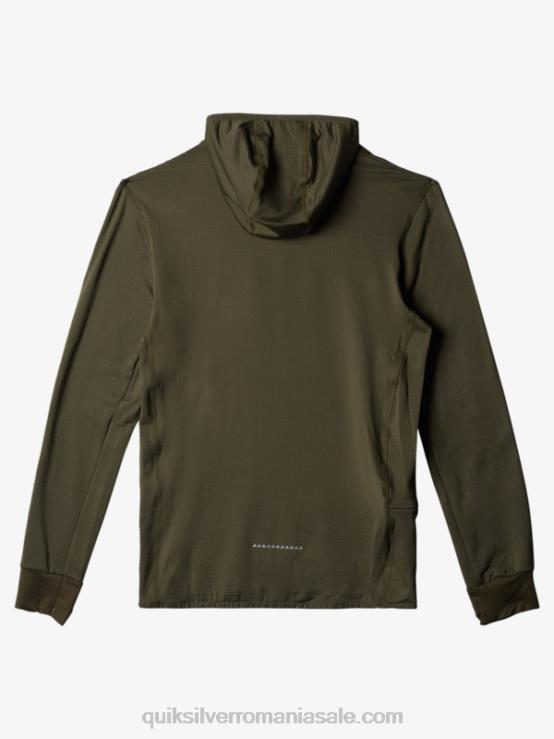 frunza de strugure hanorac din fleece cu fermoar sfert, punct abrupt XT6B1874 bărbați Quiksilver