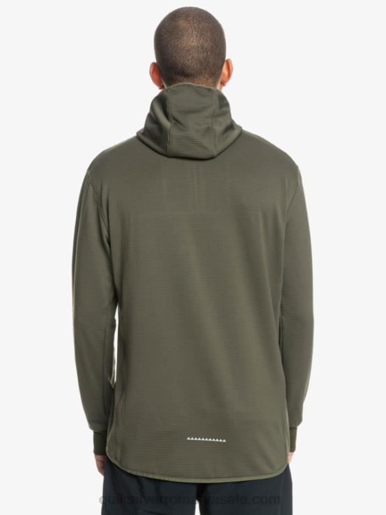 frunza de strugure hanorac din fleece cu fermoar sfert, punct abrupt XT6B1874 bărbați Quiksilver