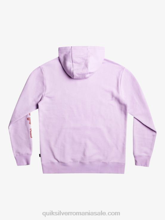 liliac pastel Pulover din lână cu glugă cu logo omni XT6B1031 bărbați Quiksilver