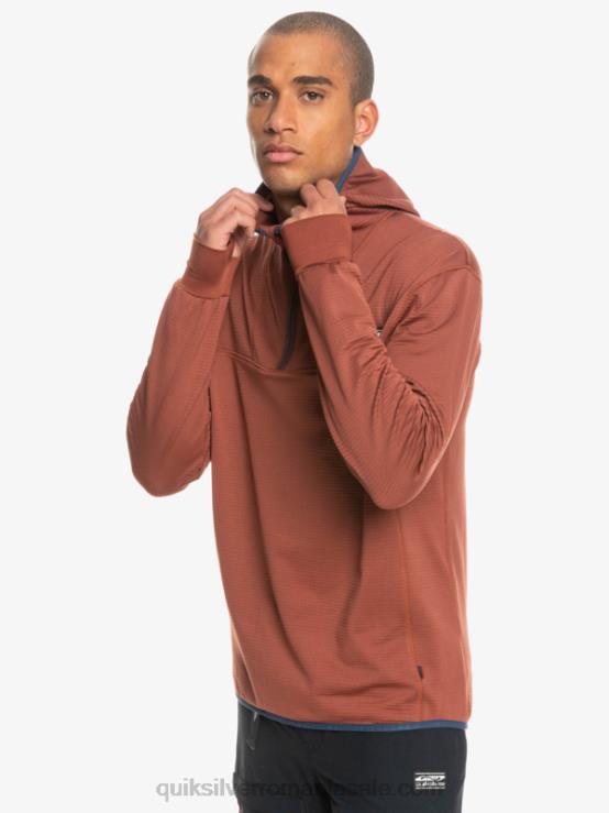 mahon hanorac din fleece cu fermoar sfert, punct abrupt XT6B1875 bărbați Quiksilver