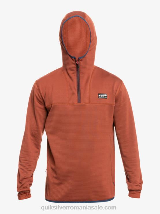 mahon hanorac din fleece cu fermoar sfert, punct abrupt XT6B1875 bărbați Quiksilver