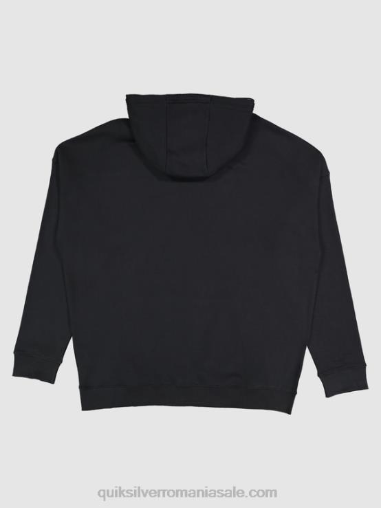 negru hanorac cu gluga XT6B1805 bărbați Quiksilver x Stab