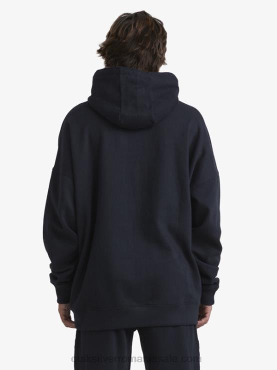 negru hanorac cu gluga XT6B1805 bărbați Quiksilver x Stab