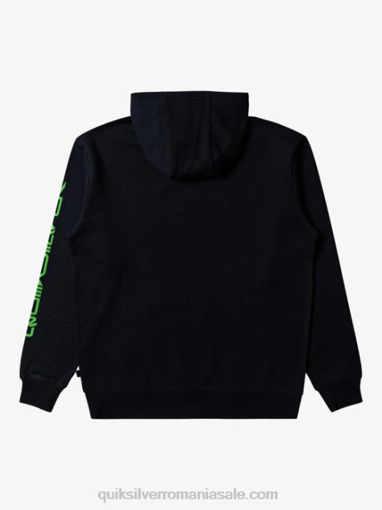negru hanorac cu logo omni XT6B641 bărbați Quiksilver