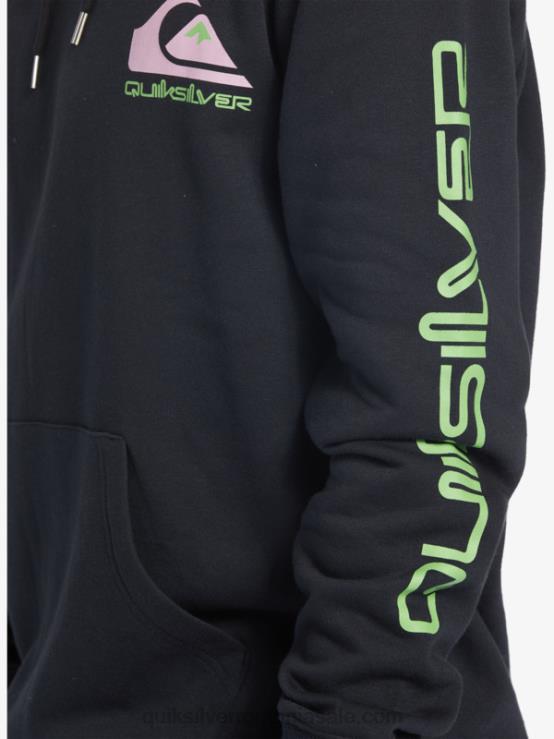 negru hanorac cu logo omni XT6B641 bărbați Quiksilver