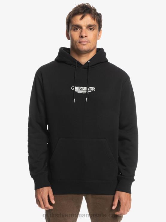 negru hanorac omni check XT6B1486 bărbați Quiksilver
