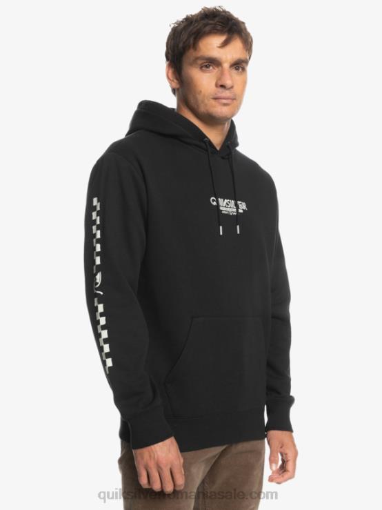 negru hanorac omni check XT6B1486 bărbați Quiksilver