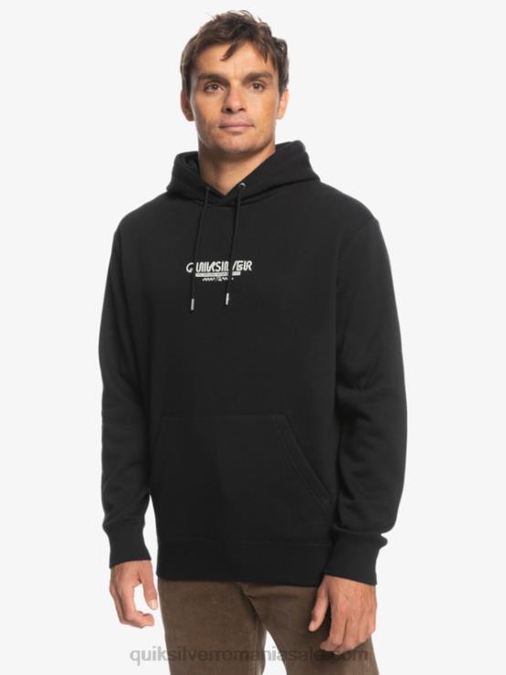 negru hanorac omni check XT6B1486 bărbați Quiksilver