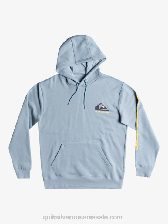 negru top cu glugă cu logo omni XT6B1090 bărbați Quiksilver