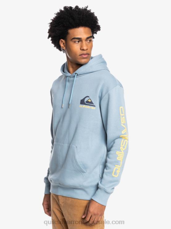 negru top cu glugă cu logo omni XT6B1090 bărbați Quiksilver