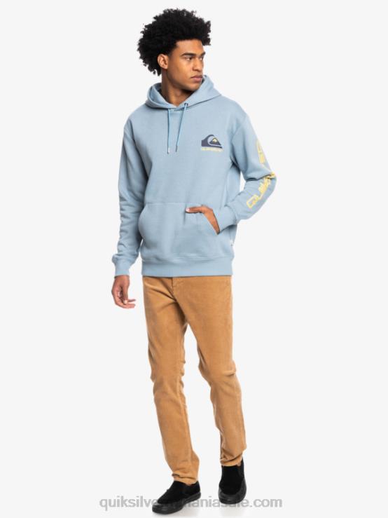 negru top cu glugă cu logo omni XT6B1090 bărbați Quiksilver