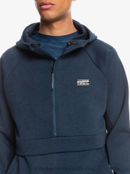 însemne albastre erica da jos hanoracul cu jumătate de fermoar XT6B1371 bărbați Quiksilver