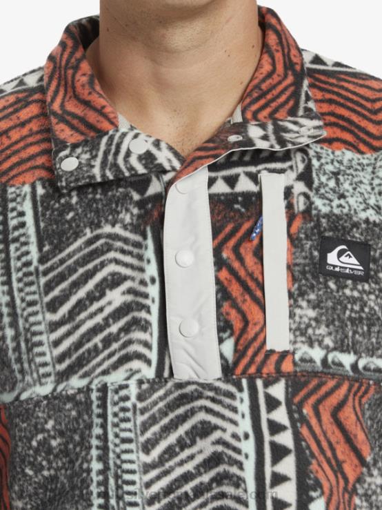 somon proaspăt suflat pulover din lână fără destinație XT6B1041 bărbați Quiksilver