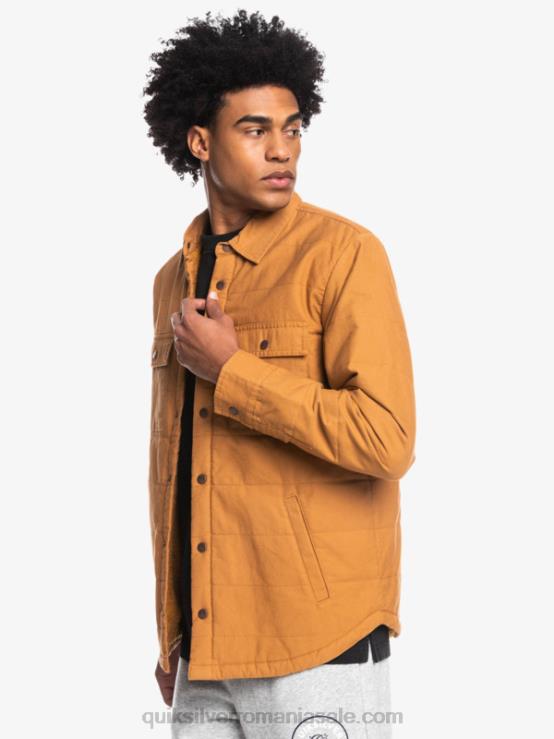 zahar brun jachetă de pânză pentru corvoare XT6B1567 bărbați Quiksilver