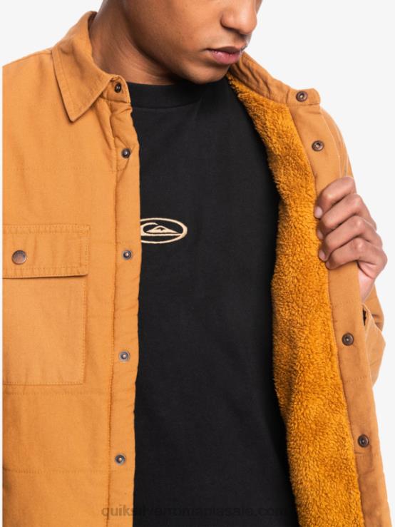 zahar brun jachetă de pânză pentru corvoare XT6B1567 bărbați Quiksilver