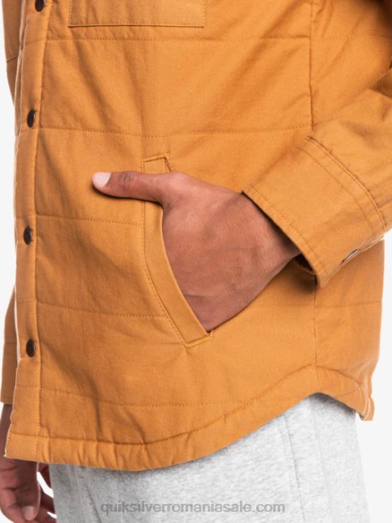 zahar brun jachetă de pânză pentru corvoare XT6B1567 bărbați Quiksilver