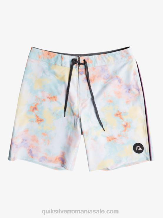 alb surfsilk piped 18 boardshorts XT6B1749 bărbați Quiksilver