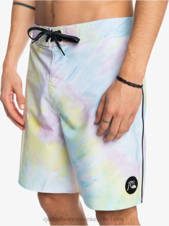 alb surfsilk piped 18 boardshorts XT6B1749 bărbați Quiksilver