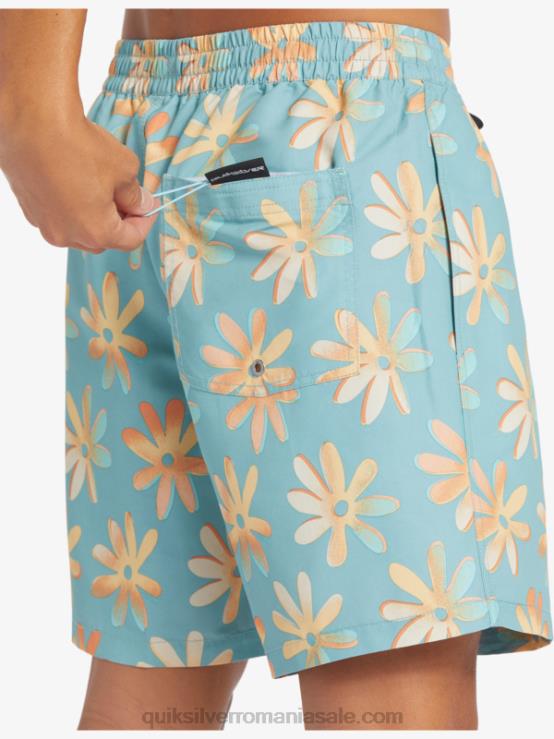 albastru cameo re-amestecă 17 salve XT6B353 bărbați Quiksilver