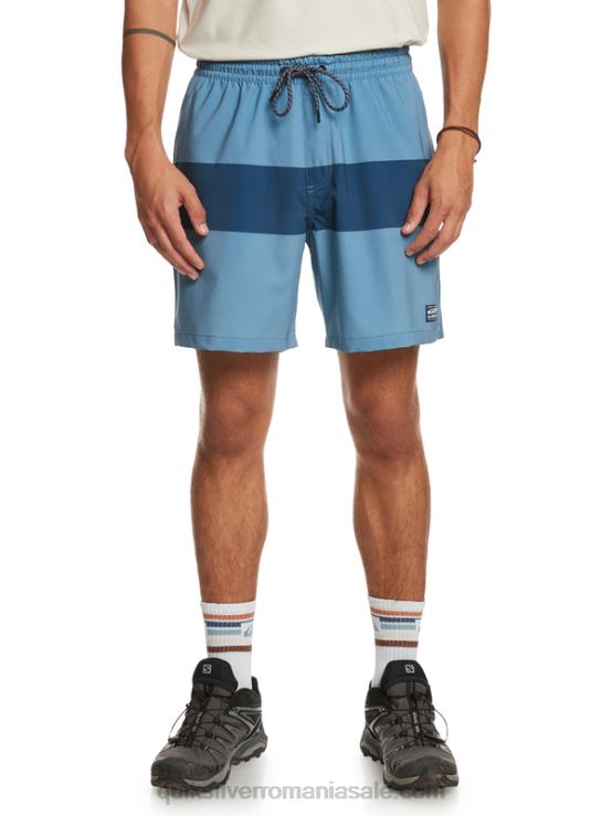 albastru de provincie pantaloni scurți elastic omni training 17 XT6B1690 bărbați Quiksilver