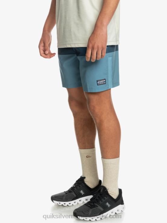 albastru de provincie pantaloni scurți elastic omni training 17 XT6B1690 bărbați Quiksilver