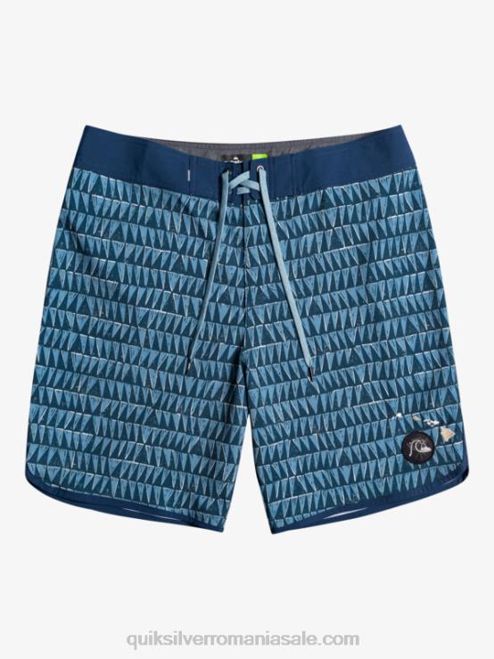 albastru de provincie surfsilk hawaii scallop 19 boardshorts XT6B1323 bărbați Quiksilver