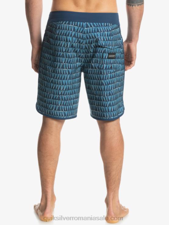 albastru de provincie surfsilk hawaii scallop 19 boardshorts XT6B1323 bărbați Quiksilver