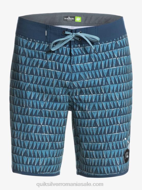 albastru de provincie surfsilk hawaii scallop 19 boardshorts XT6B1323 bărbați Quiksilver