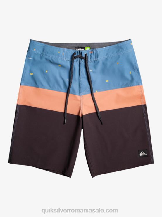 albastru de provincie surfsilk panel 20 boardshorts XT6B1458 bărbați Quiksilver