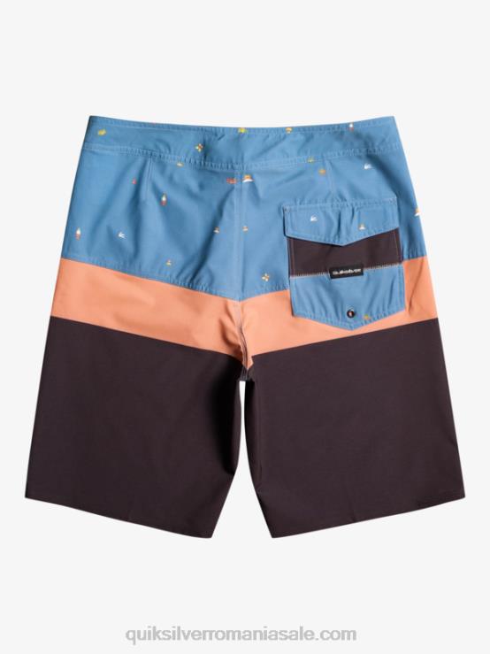 albastru de provincie surfsilk panel 20 boardshorts XT6B1458 bărbați Quiksilver