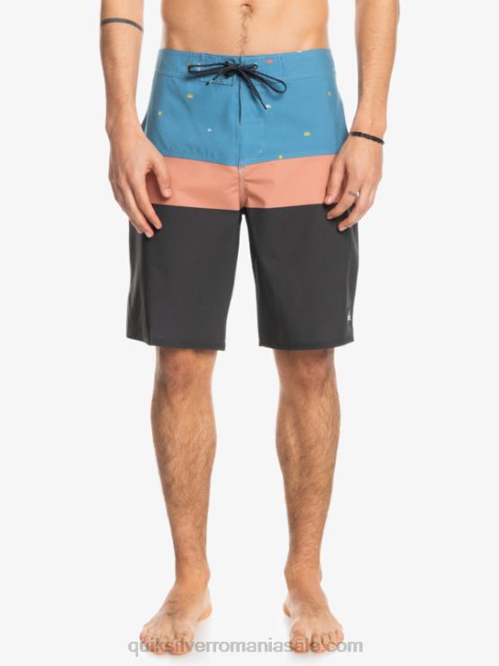albastru de provincie surfsilk panel 20 boardshorts XT6B1458 bărbați Quiksilver