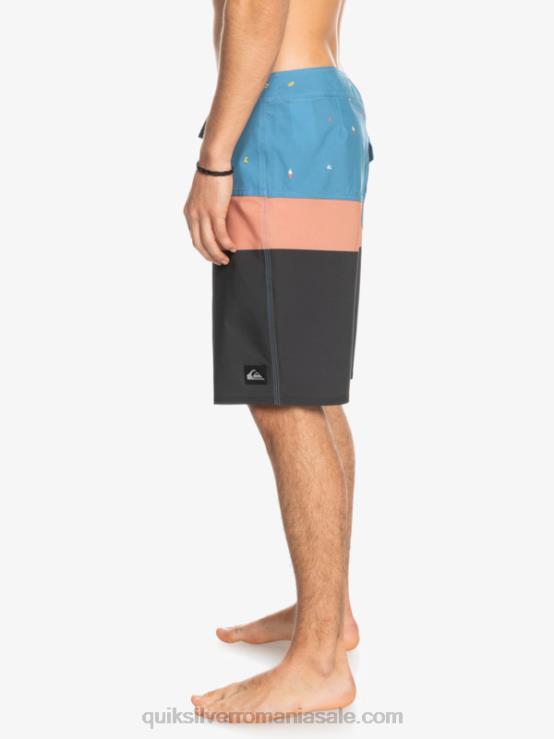 albastru de provincie surfsilk panel 20 boardshorts XT6B1458 bărbați Quiksilver